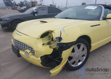 2002 Ford Thunderbird из США, поврежденный, VIN 1FAHP60AX2Y130968